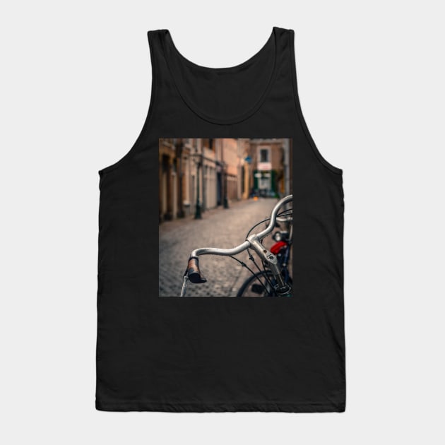 European Bicycle Scene Tank Top by mrdoomits